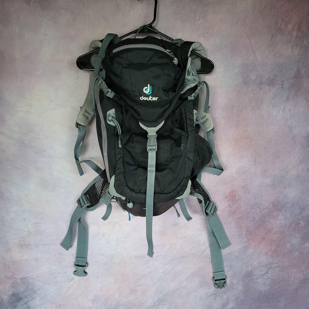 Deuter Aircontact SL Backpack Womens One Size Black Hydration Rain Cover Hiking